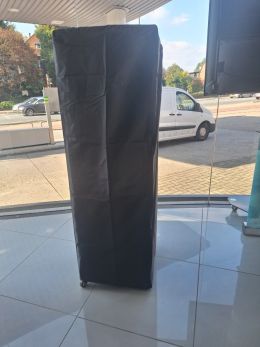 HOES / COVER LUXE Terrassenheizung SQUARE Cristal Glas (Schwarz 13Kw,1.35m)