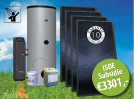 Solar-Wassererwärmer 400 Liter mit 4 Solmax-Sonnenkollektoren KA16811 400-4F SM