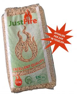 PELLETS JUSTFIRE (gesammelt pro Beutel) Filiale Tegelen 