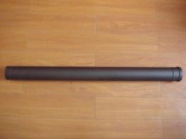 80mm BLACK PIP 50CM