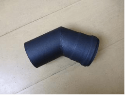 80mm BLACK PIP 45 GRADES
