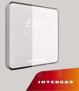 INTERGAS COMFORT TOUCH WHITE (inkl. Teach-in)