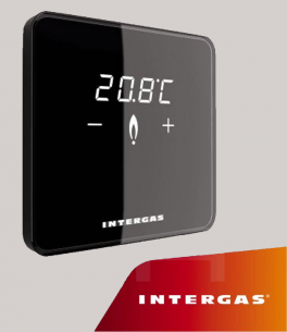 INTERGAS COMFORT TOUCH BLACK (inkl. Teach-in)