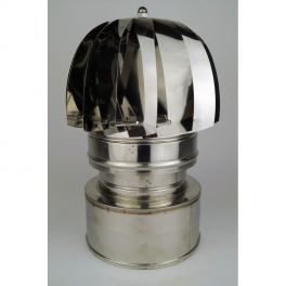 200mm Ø200-250RVS, ASPIROMATIC-Regenkappe