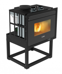KALOR-INSERT-PAOLA13C KANALISIERUNG (A+) schwarz