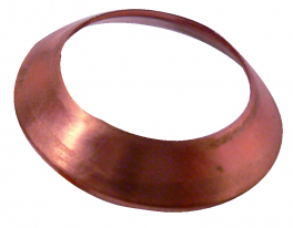 RING AUS MESSING 5/8