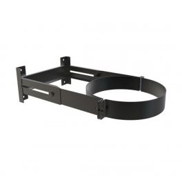 Wandhalterung verstellbar 80-200 mm für EW 200 mm und DW 150 mm schwarz