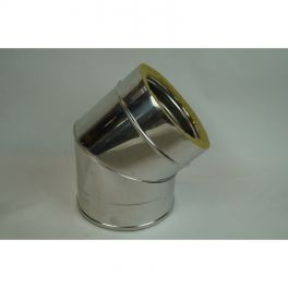 200mm Ø200-250RVS, 45GRADEN Rohr