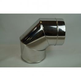 200mm Ø200-250RVS, 90GRADEN Rohr
