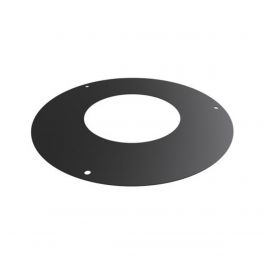 Rosette Ø 150 mm EW Edelstahl schwarz